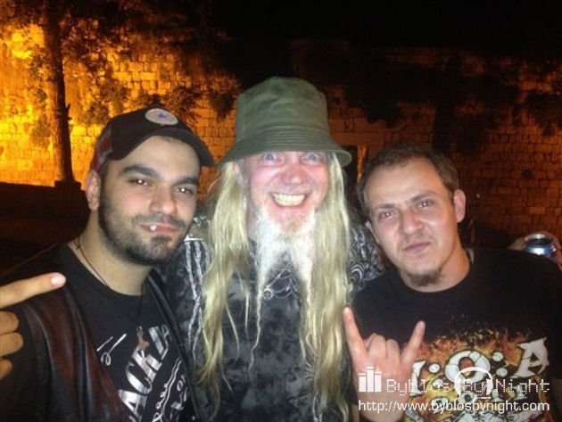 Nightwish Chilling out at Rock Stock, Byblos